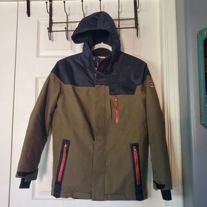 Killtec Kids Ski Jacket Waterproof Windproof Breathable Hooded Full Zip Size 12